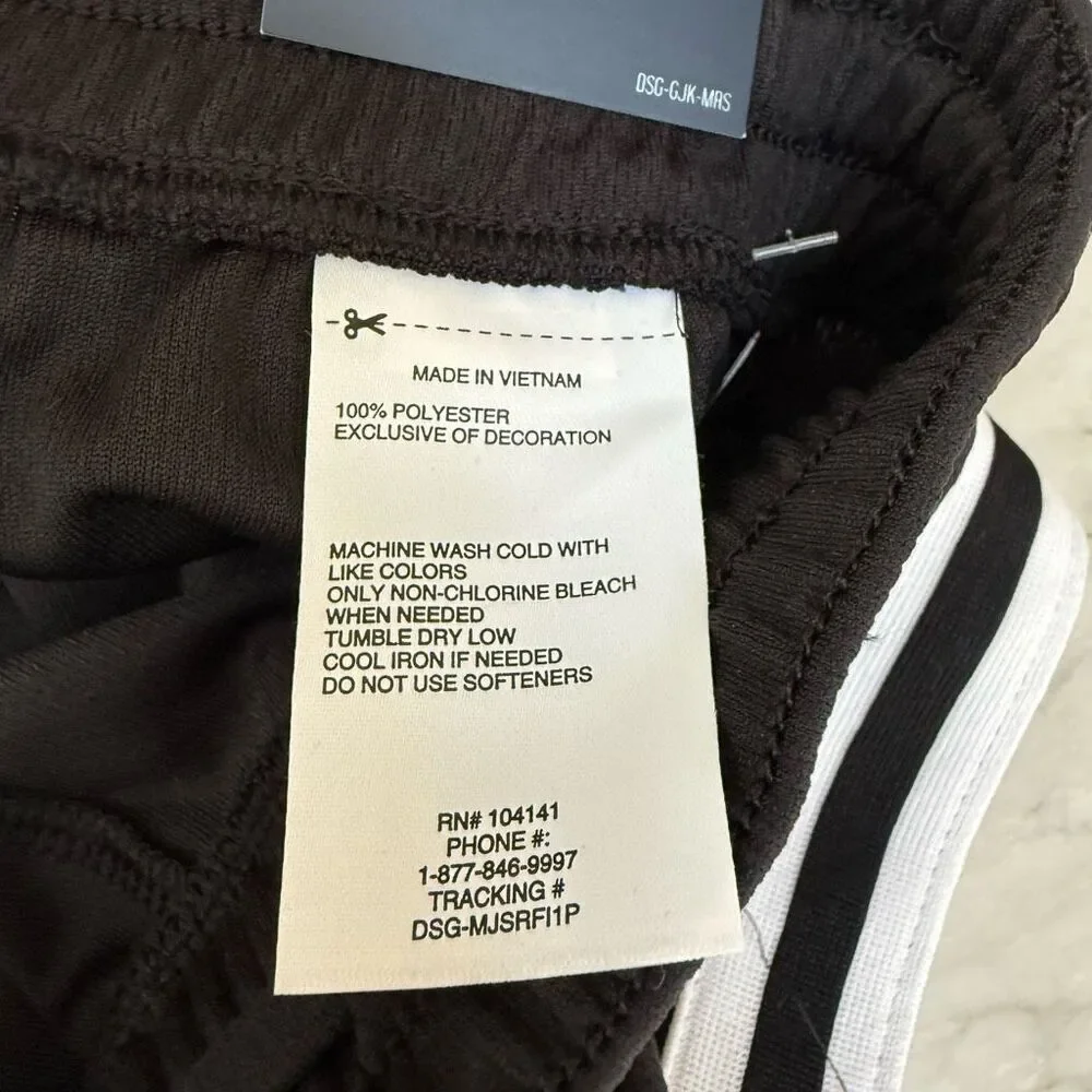 DSG MESH MID-RISE SHORTS GIRLS BLACK/WHITE size S 8-9 NWT
